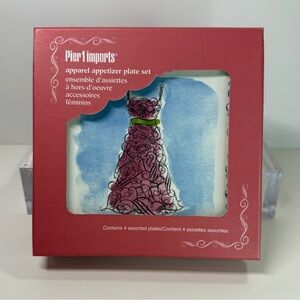 Pier 1 Apparel Appetizer Plate Set